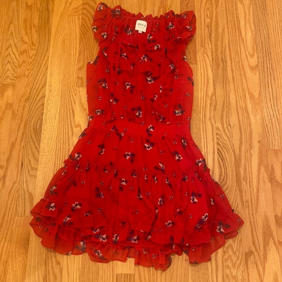 Misa Los Angeles Dresses & Skirts - MISA Los Angeles Milaya Ruffle Floral Mini Dress - size M